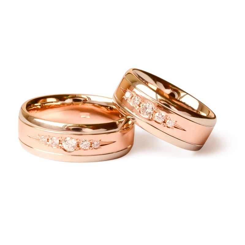 Vestuviniai žiedai „Laimė“
